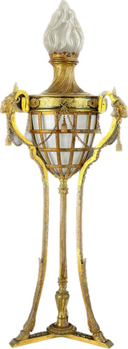 Antica grande lampada - antica, petrolio