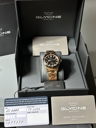 Glycine combat sub 36mm - sub, gl0397