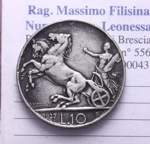 Veiii italia 10 lire - italia,