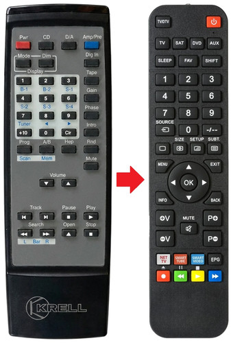 Telecomando adatto per krell - telecomando,