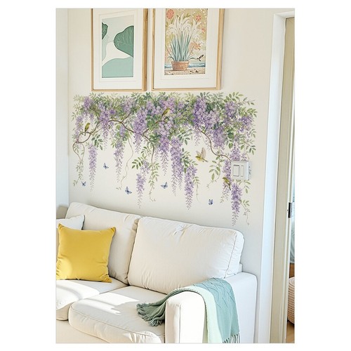 Adesivo murale flower vine - adesivo,