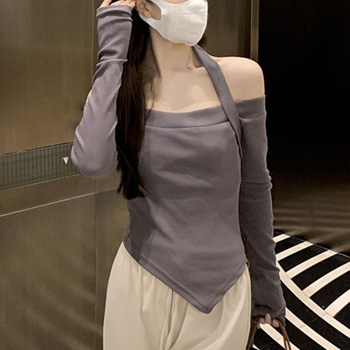 Top monospalla abbigliamento