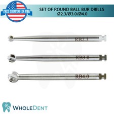 Set 3 trapani chirurgici a