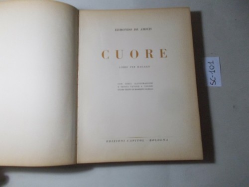 Libro per ragazzi cuore - ragazzi, de