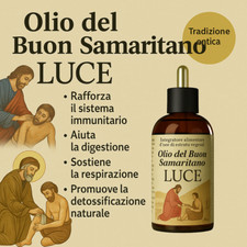 Olio del Buon Samaritano LUCE INTEGRATORE formula originale Luz De Maria Italia