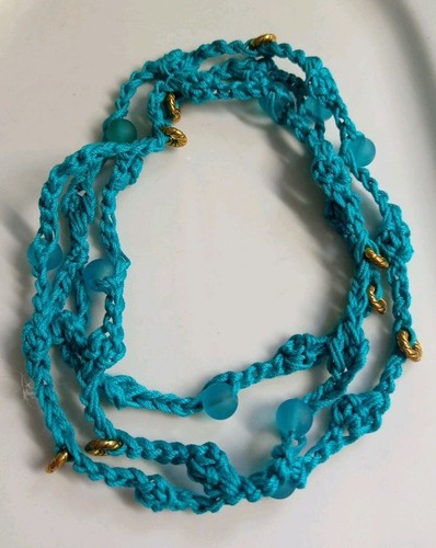 Collana uncinetto cotone