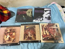 Laserdisc STAR WARS  E INDIANA JONES NTSC USA 5 Laserdisc Testati Audio Inglese