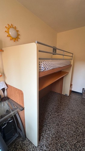 Letto soppalco singolo scala - a,