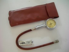 STRUMENTO MANOMETRO DI PRESSIONE GOMME GENTEMAN DRIVIG METRON OLD VINTAGE 