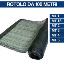 TELO OMBREGGIANTE RETE OMBRA 90% FRANGISOLE FRANGIVISTA OSCURANTE MT 100 24337V