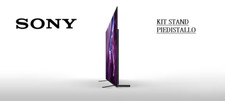 PIEDISTALLO SONY KD-55A8 Tv LED SMART TV KIT BASE NERO Piedi Laterali