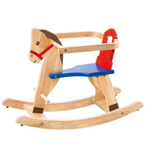 Cavallo dondolo legno gioco - dondolo,