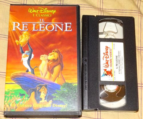 Vhs leone walt disney - vhs,