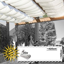 Tenda da sole bianca circa