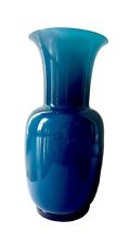 VASO VENINI DI MURANO OPALINO BLU MARE