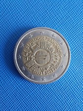 MONETA DA 2 DUE EURO FRANCIA FRANCE REPUBLIQUE FRANCAISE 2002 2012 RARA COMMEMOR