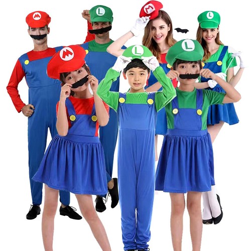 Costume famiglia super mario - super,