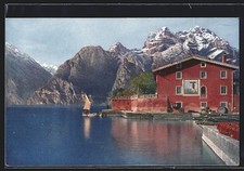 Cartolina Torbole, Veduta