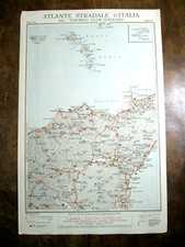 1920 mappa 45X30 EOLIE MILAZZO
