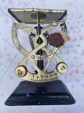 BILANCINO DI LATTA COLUMBUS PESA LETTERE BILATERALE POSTA CON CERALACCA