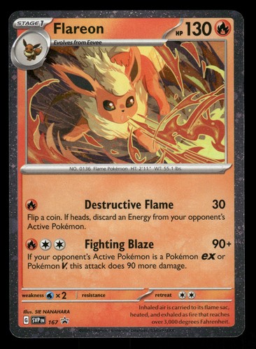 Flareon promo - (cosmos, holo)