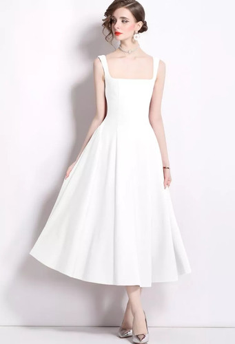 Abito bianco elegante - abito,