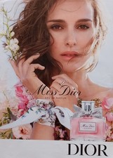 Pubblicità Italian Clipping 2023 Profumo MISS DIOR Natalie Portman