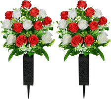 2 Bouquet Fiori Artificiali Da