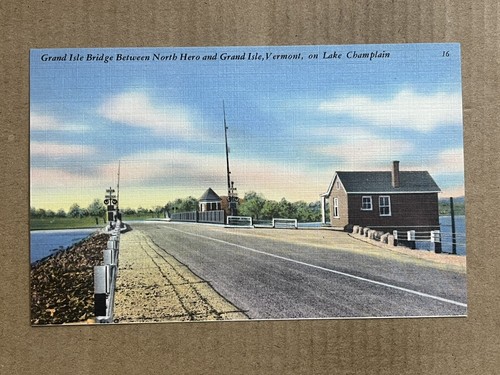 Cartolina grand isle bridge - isle,