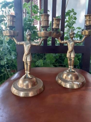 Antica coppia candelabri - antica,