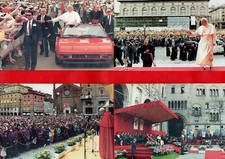 PAPA GIOVANNI PAOLO II -WOJTYLA -VIAGGIO IN EMILIA 1988-LOTTO 6 CARTOLINE-vedi