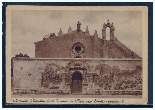 Cartolina siracusa basilica - siracusa,