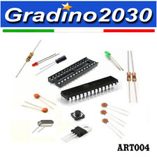 Kit Atmel Arduino Atmega328p-pu Socket DIP28 LM7805 Regolatore 5V Nuovo