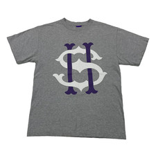 T-shirt uomo Second Son grigio medio manica corta stampa grafica girocollo