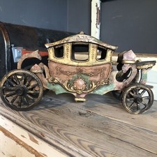 Rare Antique Wooden Carriage