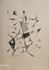 Osvaldo Peruzzi, incisione Su carta, 1970, 32,6×24,4 Cm.