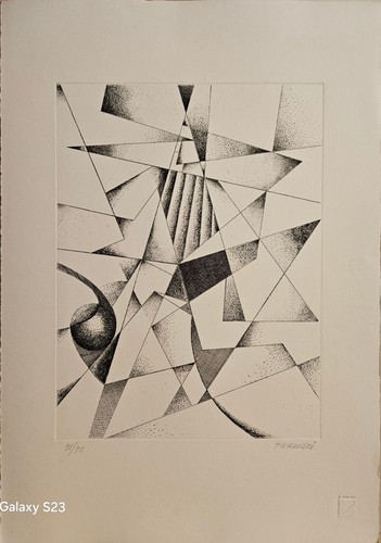 Osvaldo peruzzi incisione - incisione, su