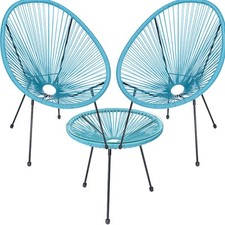 Set Patio in Polyrattan con 2