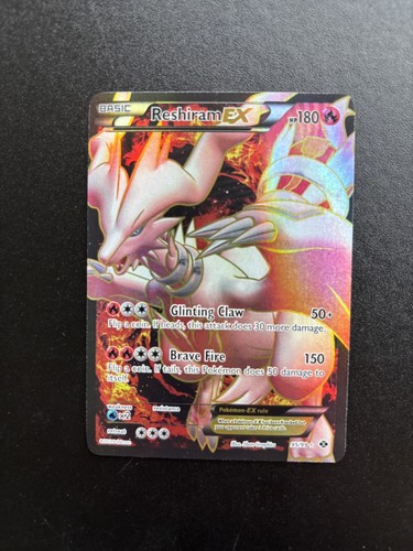 Carta pokémon tcg - reshiram, ex