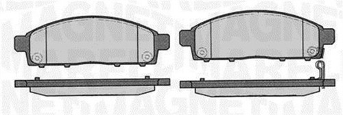 Magneti marelli kit pastiglie - magneti,