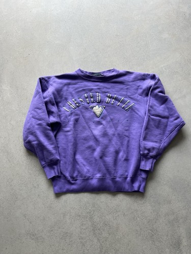Felpa girocollo viola sci