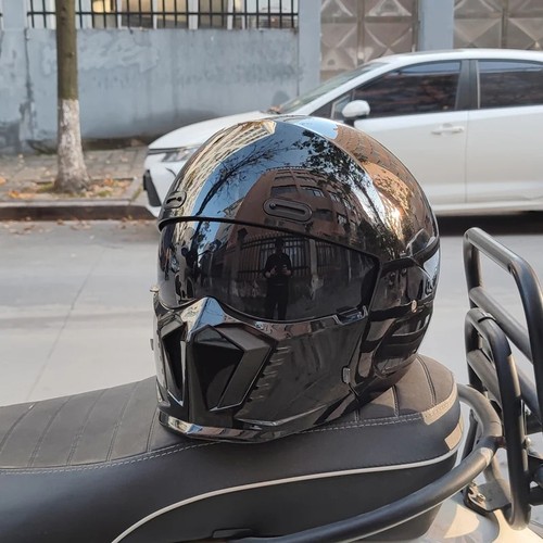 Casco moto retrò abs - casco,