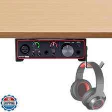 Supporto sotto scrivania e parete in metallo per Focusrite Scarlett Solo 3a/4a generazione