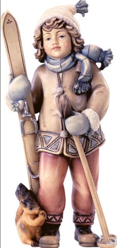 Statua scultura ragazza con - statua,