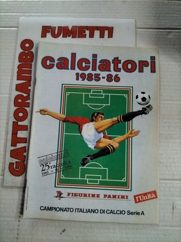 Album calciatori 1985 - album, 1985-86