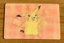 Pokemon kellog's 2001 lenticular card Pikachu #25  Italiano  (lk1049)