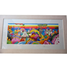 Serigrafia – Alinari – Mare nostro con figure – Con Cornice – Firmata, Numerata