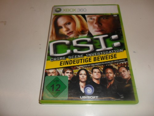 Xbox 360 csi crime - xbox,