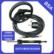 Kit idraulico barca adatto per motori entrobordo Mercruiser ruota standard us...