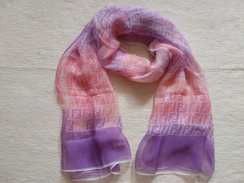 Sciarpa chiffon seta fendi - sciarpa,